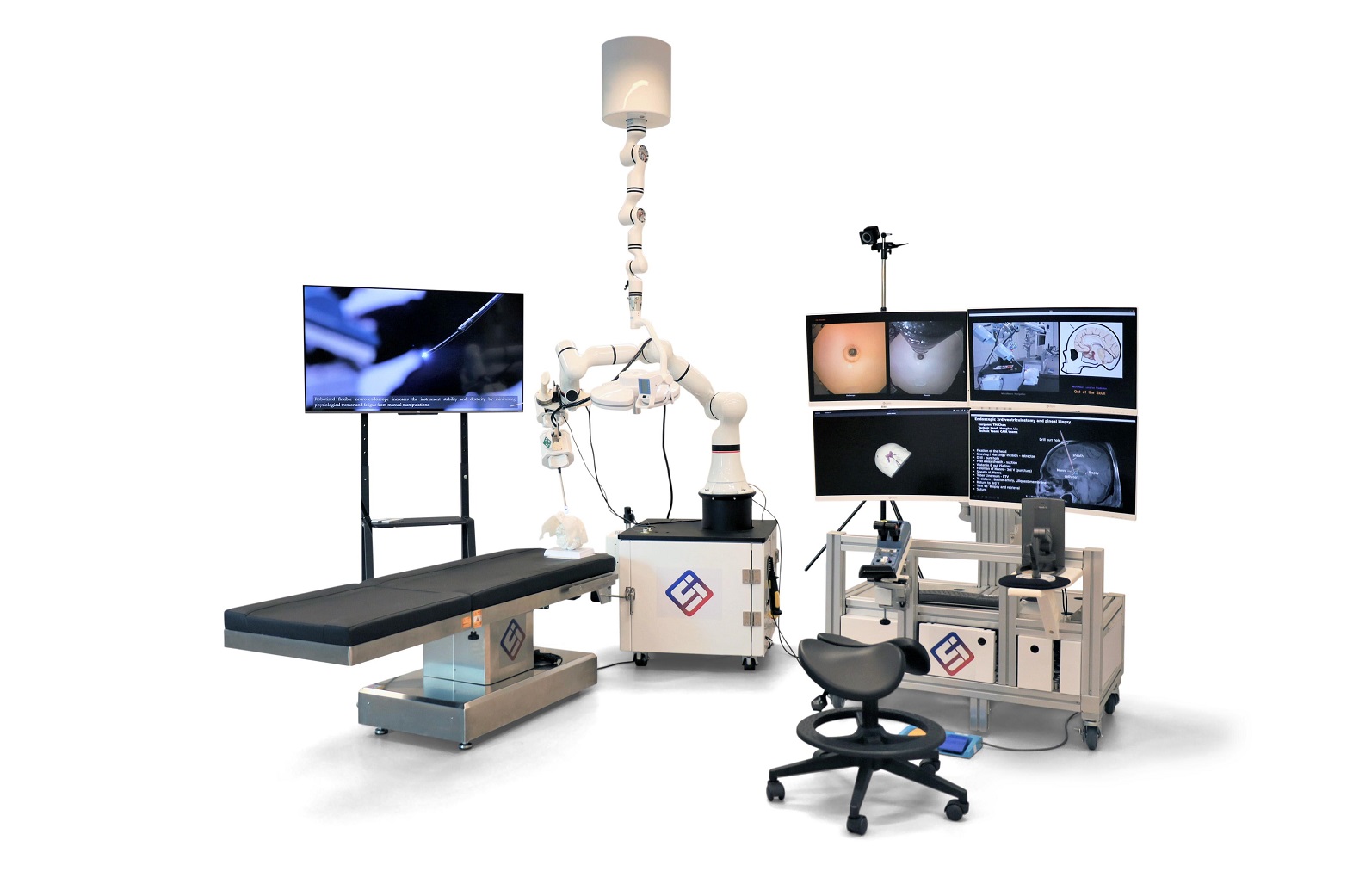 Flexible Robot for Minimally Invasive Brain Surgery: Introduce how AI integrates with surgical robotics technology, allowing surgeons to use surgical tools more safely and accurately when performing brain surgery.