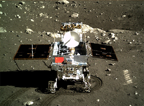 On December 2013, China launched Chang’e-3 into the space by enhanced Long March 3B launch vehicle. The lander achieved a soft landing on the lunar surface and was successfully separated from the Yutu Lunar Rover and captured images of each other.