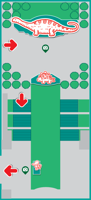 Outdoor Animatronic Dinosaur - Floor Plan